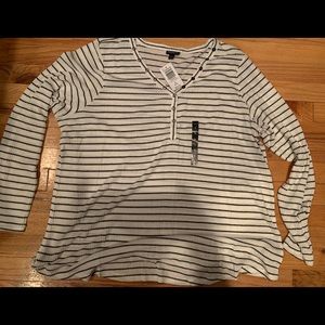 Striped long sleeve shirt